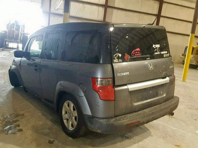 5J6YH2H79AL008469 - 2010 HONDA ELEMENT EX GRAY photo 3