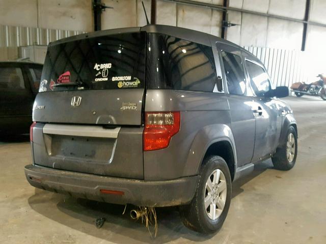 5J6YH2H79AL008469 - 2010 HONDA ELEMENT EX GRAY photo 4