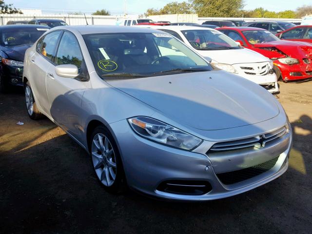 1C3CDFBAXDD156544 - 2013 DODGE DART SXT SILVER photo 1