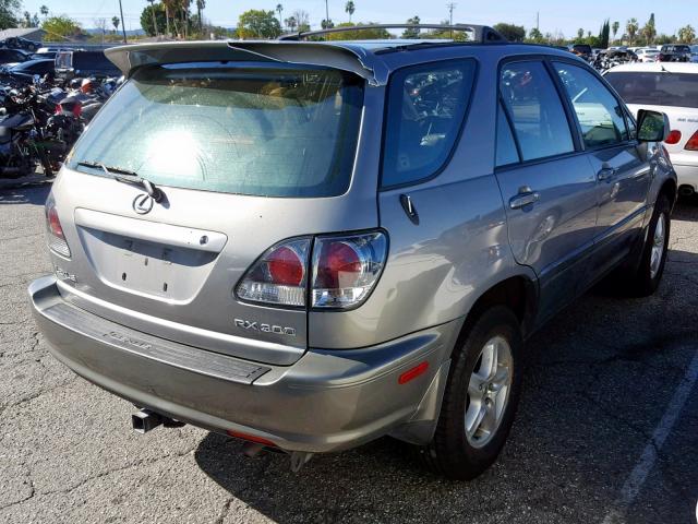 JTJHF10U720284608 - 2002 LEXUS RX 300 GRAY photo 4