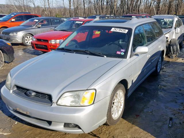 4S3BH625047302270 - 2004 SUBARU LEGACY L S SILVER photo 2