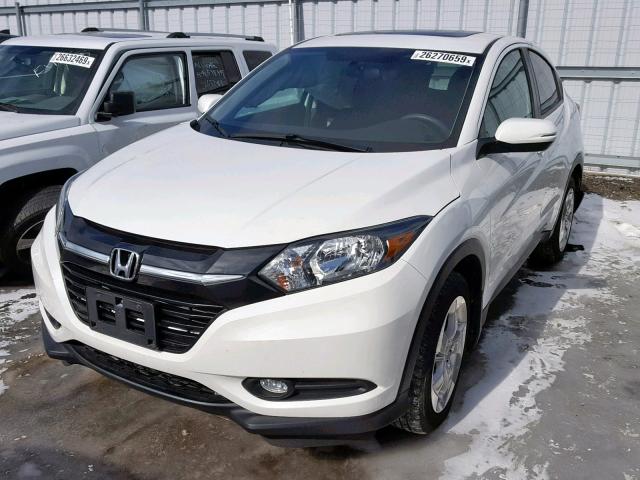 3CZRU6H51HM106488 - 2017 HONDA HR-V EX WHITE photo 2