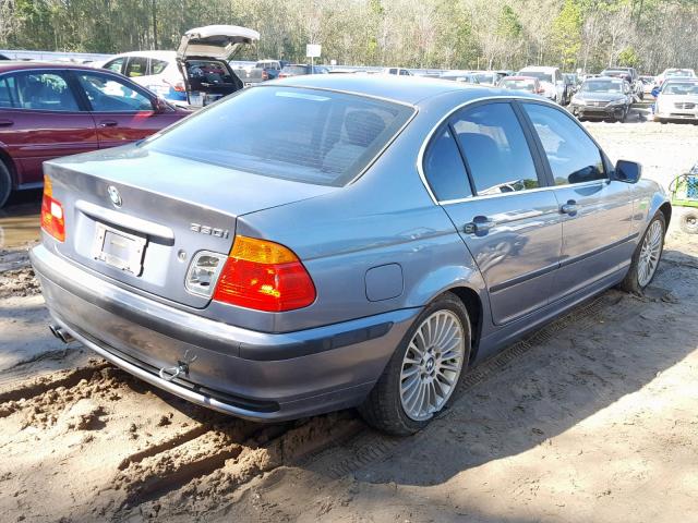 WBAAV53411JS94048 - 2001 BMW 330 I BLUE photo 4