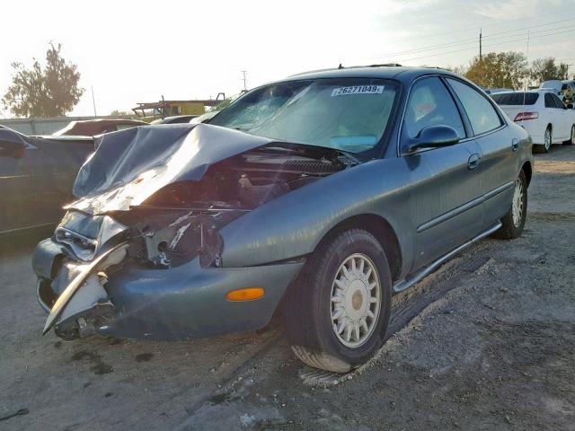 1MELM50UXVA608416 - 1997 MERCURY SABLE GS GREEN photo 2