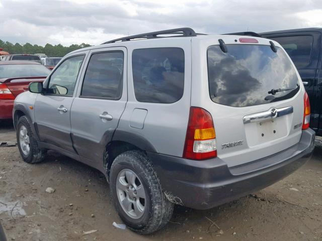 4F2CZ06104KM22346 - 2004 MAZDA TRIBUTE ES SILVER photo 3