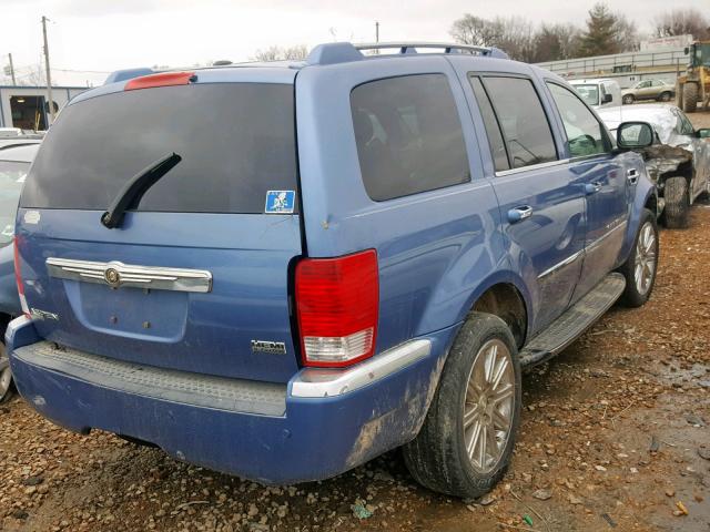 1A8HW58237F532458 - 2007 CHRYSLER ASPEN LIMI BLUE photo 4