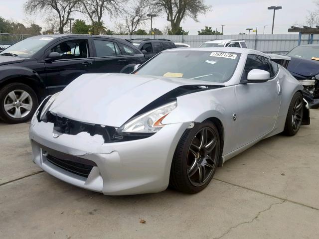 JN1AZ4EH8BM555387 - 2011 NISSAN 370Z BASE SILVER photo 2