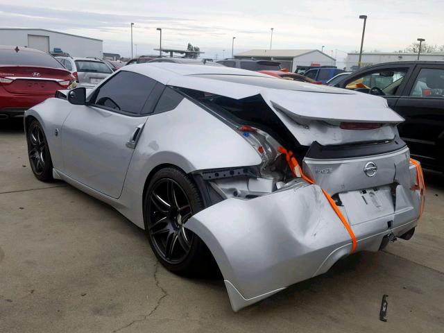 JN1AZ4EH8BM555387 - 2011 NISSAN 370Z BASE SILVER photo 3