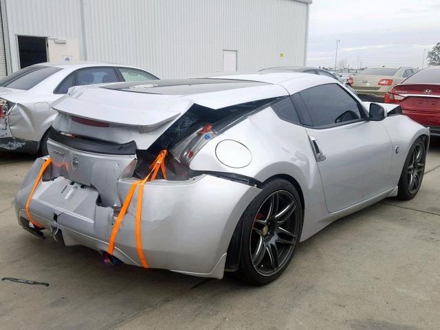 JN1AZ4EH8BM555387 - 2011 NISSAN 370Z BASE SILVER photo 4