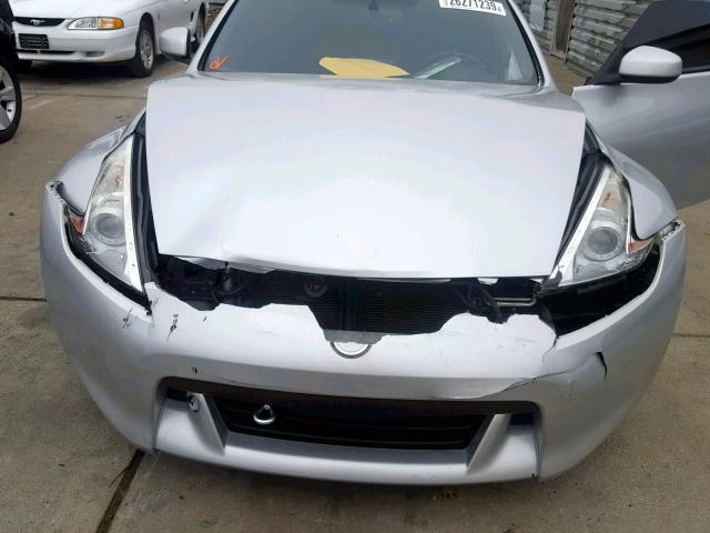 JN1AZ4EH8BM555387 - 2011 NISSAN 370Z BASE SILVER photo 7