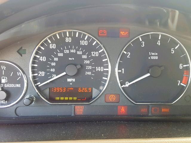 WBACN33481LM01582 - 2001 BMW Z3 2.5 BLUE photo 8