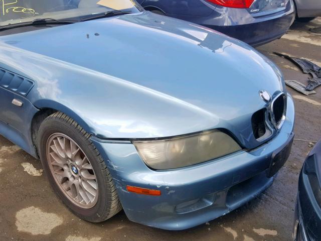 WBACN33481LM01582 - 2001 BMW Z3 2.5 BLUE photo 9