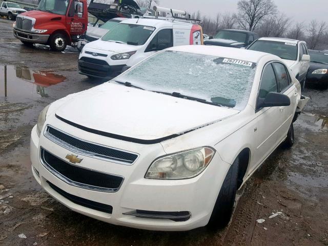 1G1ZG57B58F207315 - 2008 CHEVROLET MALIBU LS WHITE photo 2