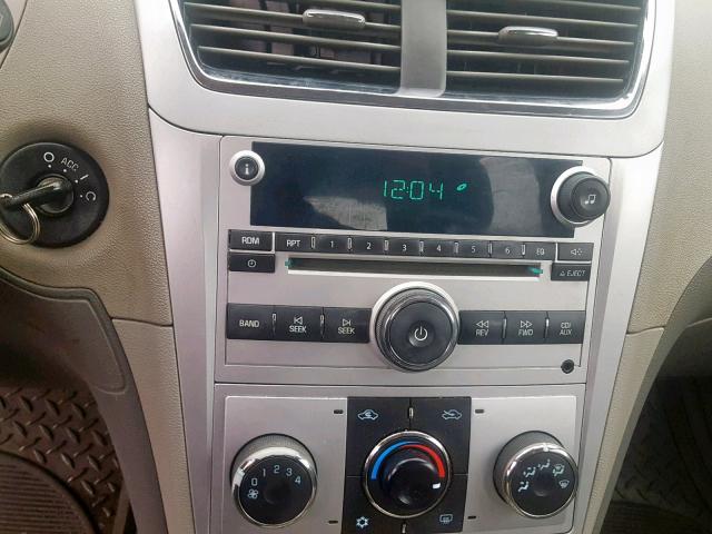 1G1ZG57B58F207315 - 2008 CHEVROLET MALIBU LS WHITE photo 9