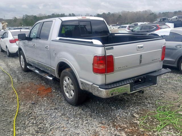 5LTPW16577FJ06312 - 2007 LINCOLN MARK LT SILVER photo 3