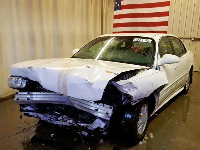 1G4HP52K144102038 - 2004 BUICK LESABRE CU WHITE photo 2