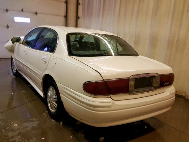 1G4HP52K144102038 - 2004 BUICK LESABRE CU WHITE photo 3