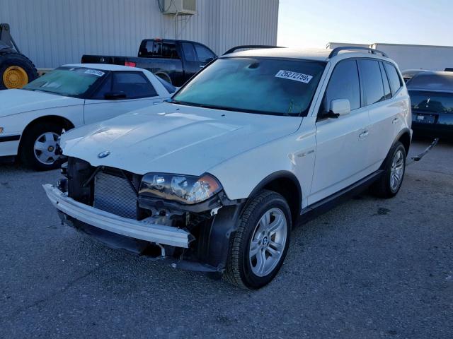 WBXPA93446WG83816 - 2006 BMW X3 3.0I WHITE photo 2