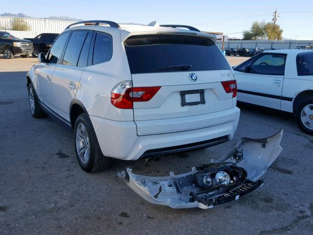 WBXPA93446WG83816 - 2006 BMW X3 3.0I WHITE photo 3