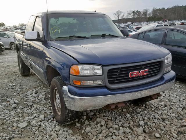 2GTEC19TX11189570 - 2001 GMC NEW SIERRA BLUE photo 1