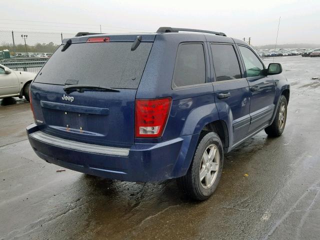 1J4HS48N96C187938 - 2006 JEEP GRAND CHER BLUE photo 4