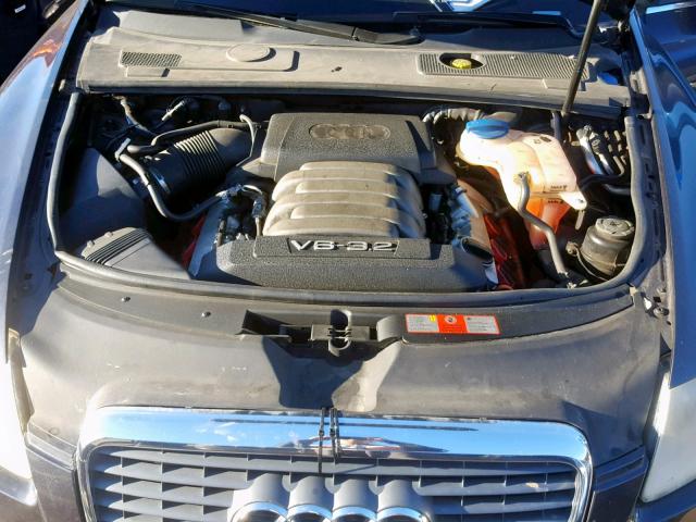 WAUDT74F35N049684 - 2005 AUDI A6 3.2 QUA GRAY photo 7