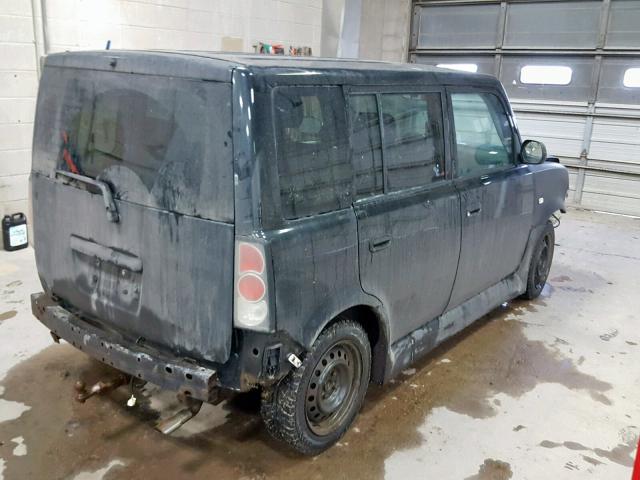 JTLKT334X64075519 - 2006 TOYOTA SCION XB 黑色 照片 4