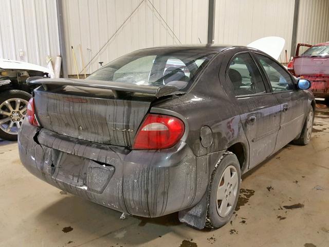 1B3ES46C13D184713 - 2003 DODGE NEON SX 2. GRAY photo 4