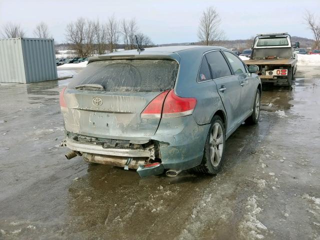 4T3BK11A59U007406 - 2009 TOYOTA VENZA BASE TEAL photo 4