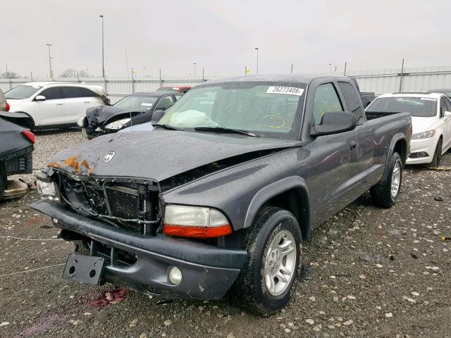 1D7HL32XX3S126581 - 2003 DODGE DAKOTA SPO GREEN photo 2