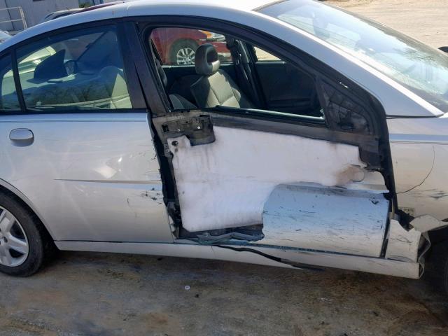 1G8AJ55F86Z153803 - 2006 SATURN ION LEVEL SILVER photo 9