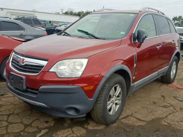 3GSCL33P88S717222 - 2008 SATURN VUE XE MAROON photo 2