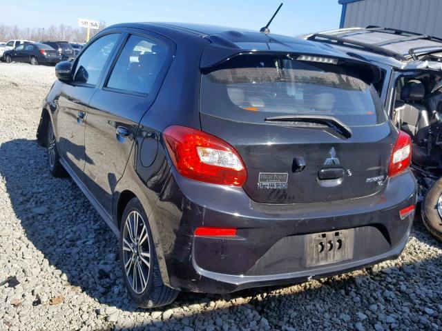 ML32A5HJXHH013418 - 2017 MITSUBISHI MIRAGE GT BLACK photo 3