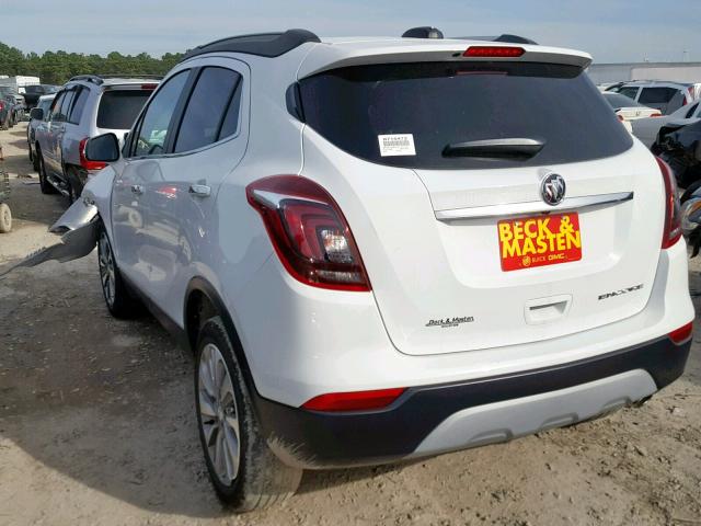 KL4CJASB6KB710472 - 2019 BUICK ENCORE PRE WHITE photo 3