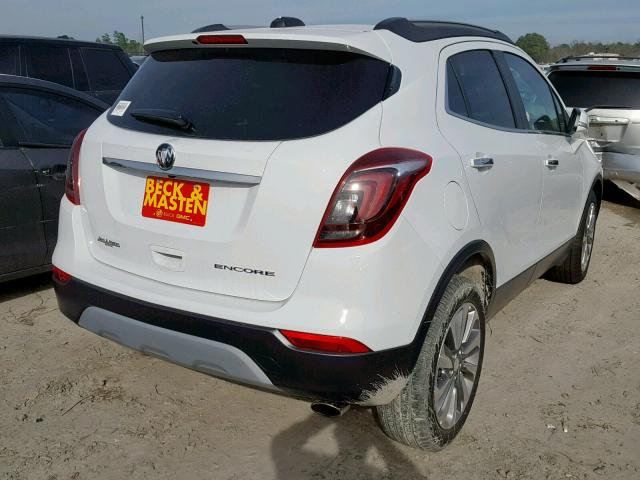 KL4CJASB6KB710472 - 2019 BUICK ENCORE PRE WHITE photo 4