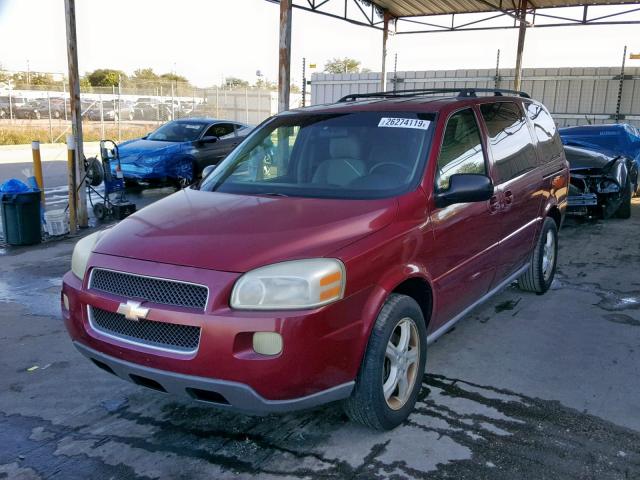 1GNDV23L25D210398 - 2005 CHEVROLET UPLANDER L RED photo 2