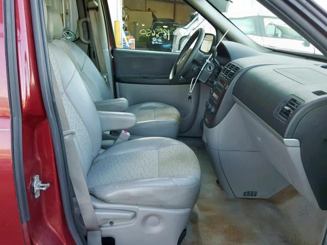 1GNDV23L25D210398 - 2005 CHEVROLET UPLANDER L 红色 照片 5