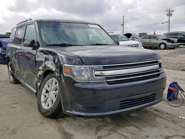 2FMGK5B85GBA19205 - 2016 FORD FLEX SE BLACK photo 1