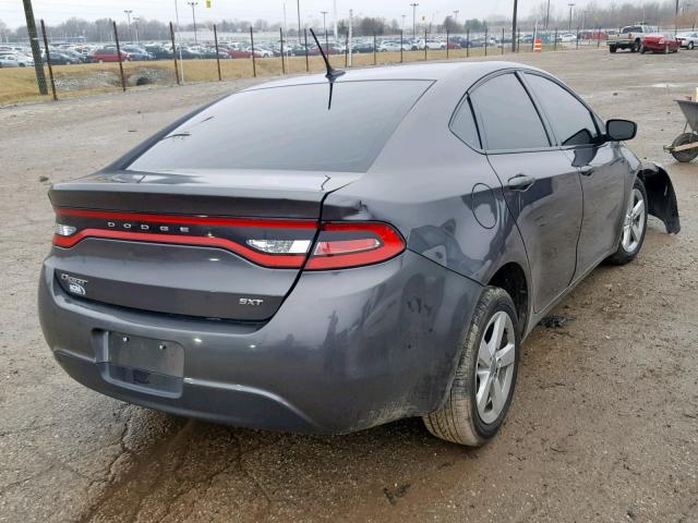 1C3CDFBB5GD570540 - 2016 DODGE DART SXT GRAY photo 4