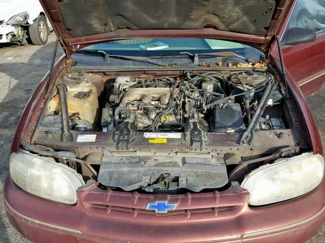2G1WL52M2X9176491 - 1999 CHEVROLET LUMINA BAS Bordo foto 7