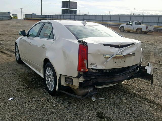 1G6DF5EY3B0103799 - 2011 CADILLAC CTS LUXURY CREAM photo 3