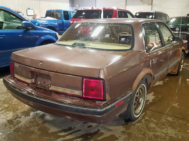 2G3AJ51R3K2441747 - 1989 OLDSMOBILE CUTLASS CI BROWN photo 4