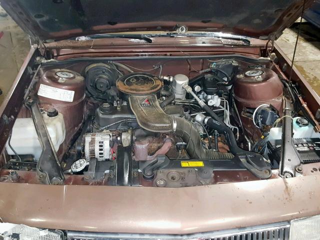 2G3AJ51R3K2441747 - 1989 OLDSMOBILE CUTLASS CI BROWN photo 7