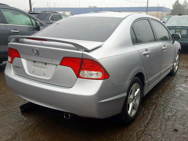 2HGFA16629H343721 - 2009 HONDA CIVIC SILVER photo 4