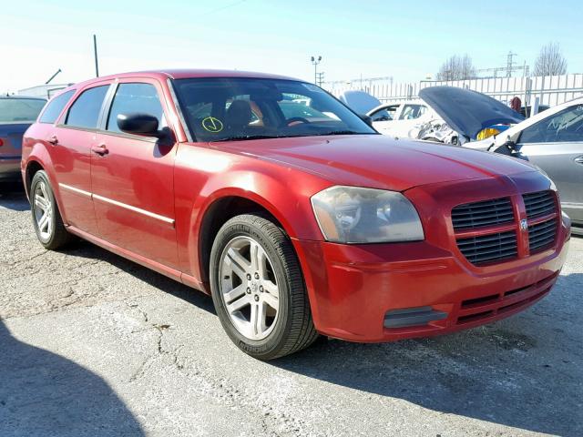 2D4FV47T57H642936 - 2007 DODGE MAGNUM SE RED photo 1