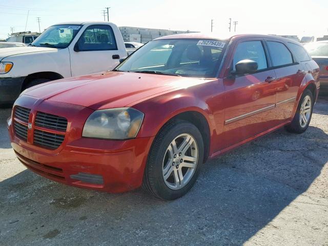 2D4FV47T57H642936 - 2007 DODGE MAGNUM SE RED photo 2