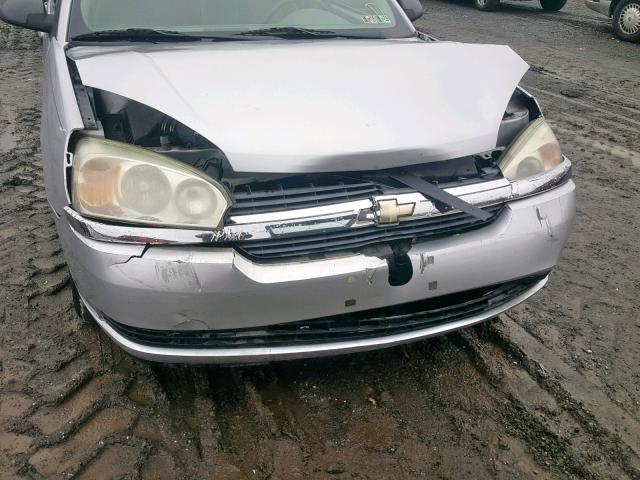 1G1ZT54825F318209 - 2005 CHEVROLET MALIBU LS Күміс фото 9