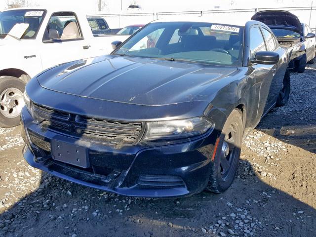 2C3CDXAG3GH272185 - 2016 DODGE CHARGER PO BLACK photo 2