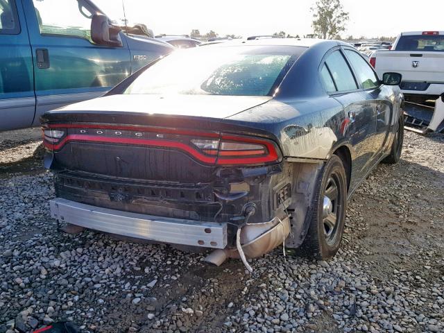 2C3CDXAG3GH272185 - 2016 DODGE CHARGER PO BLACK photo 4