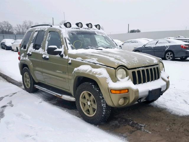 1J4GL38K12W347618 - 2002 JEEP LIBERTY RE GREEN photo 1